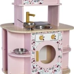 Cuisine Twist en bois Janod, recto-verso et extensible