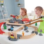 Set de construction circuit de train Hape, 50 pièces