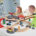 Set de construction circuit de train Hape, 50 pièces
