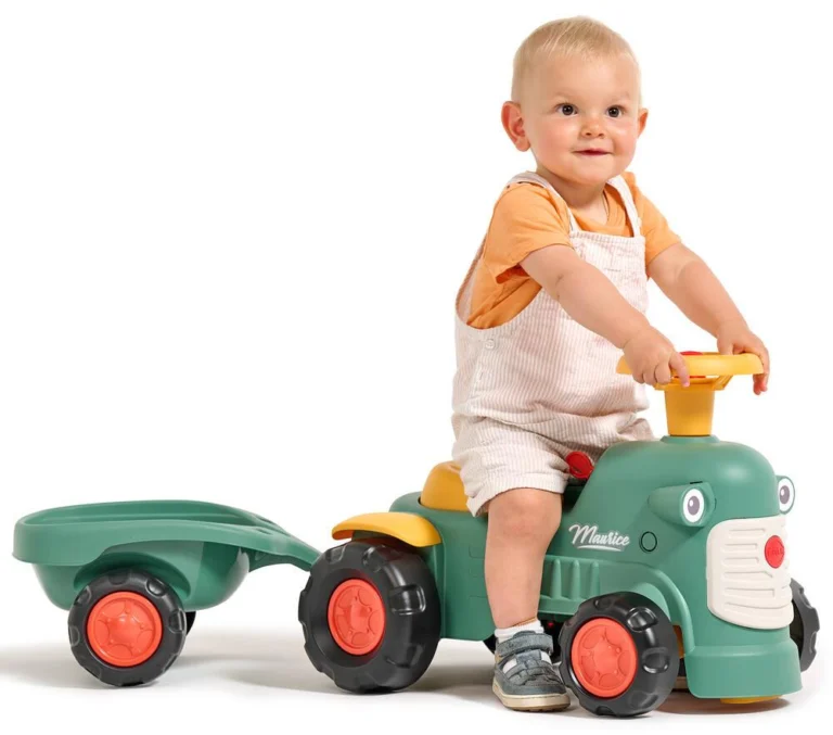 Porteur tracteur Maurice Cap avec remorque, fabriqué en France