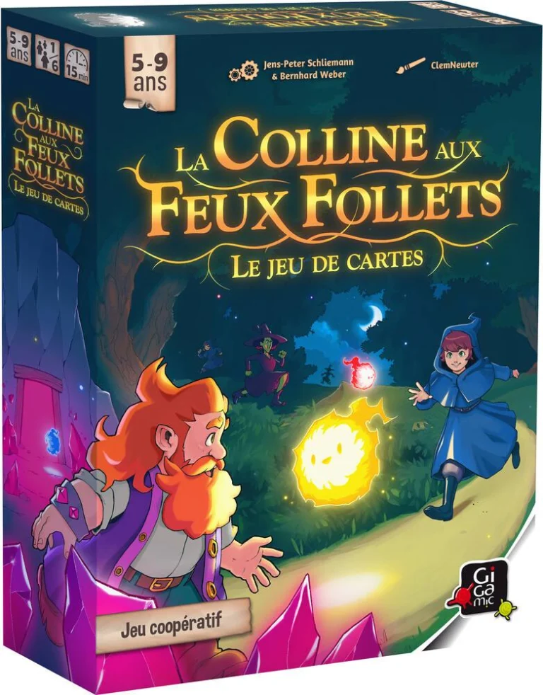 La Colline aux feux follets, jeu de cartes Amigo