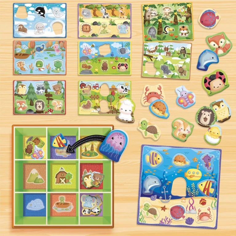 Boîte de tri des animaux Montessori Baby Lisciani