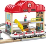 Coffret circuit de train portable Hape