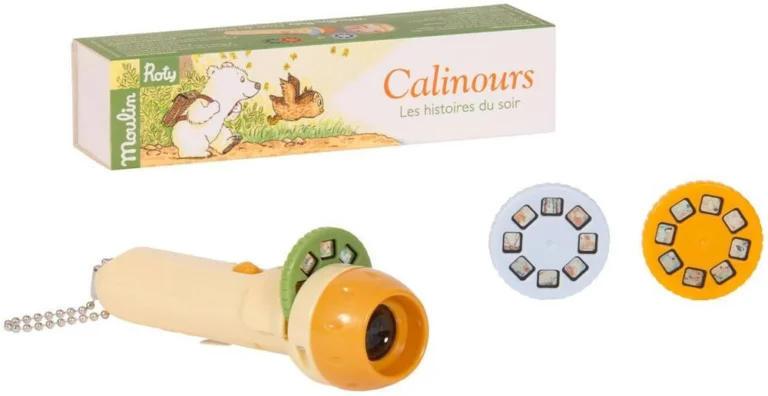 Lampe à histoires Calinours, l&rsquo;école des loisirs