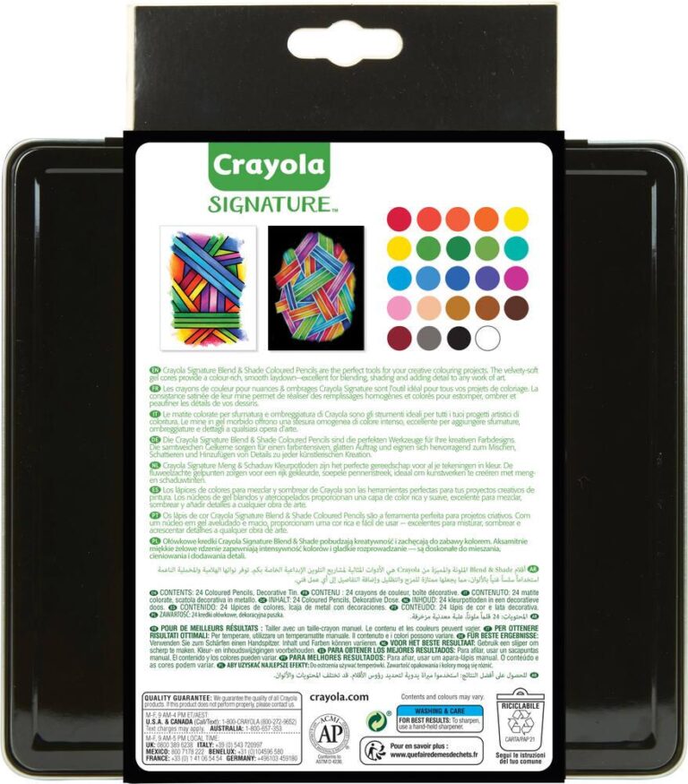24 crayons de couleur Signature Crayola