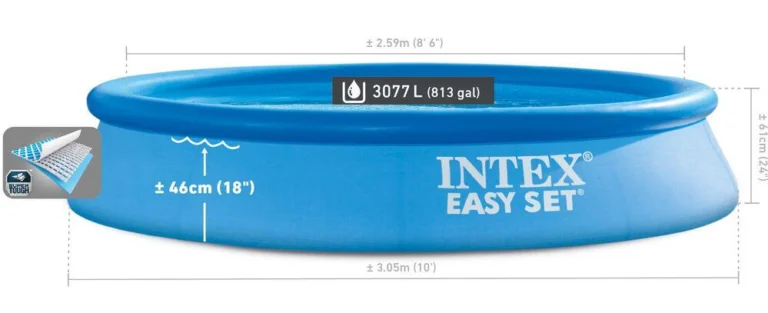 Piscine gonflable Intex Easy Set 3,05 m avec filtration