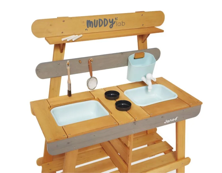 Muddy Lab, cuisine d’extĂ©rieur en bois Janod