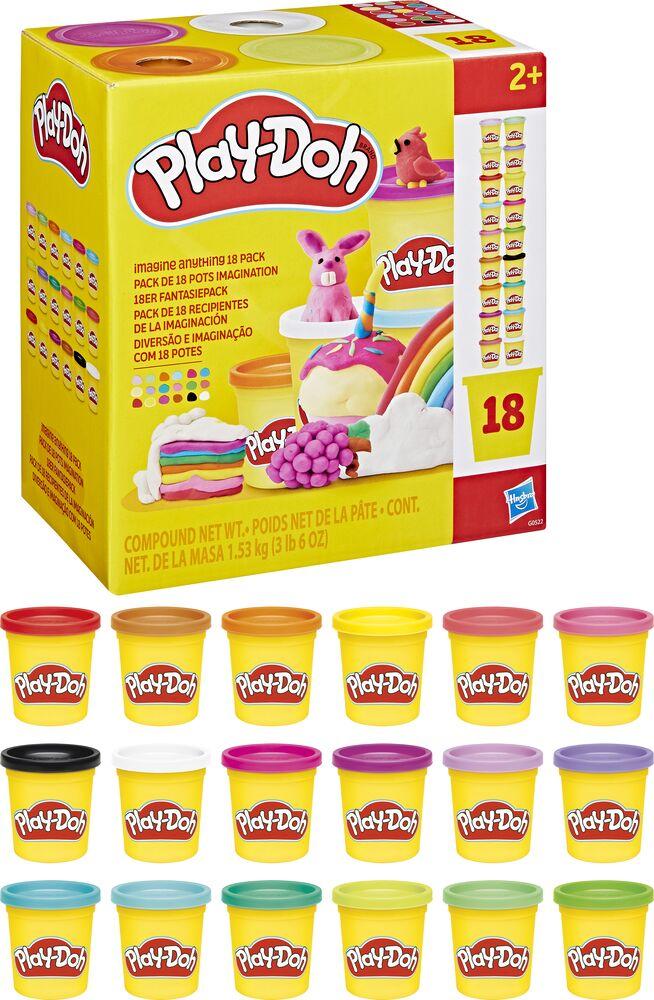 Play-Doh pack de 18 pots Imagination