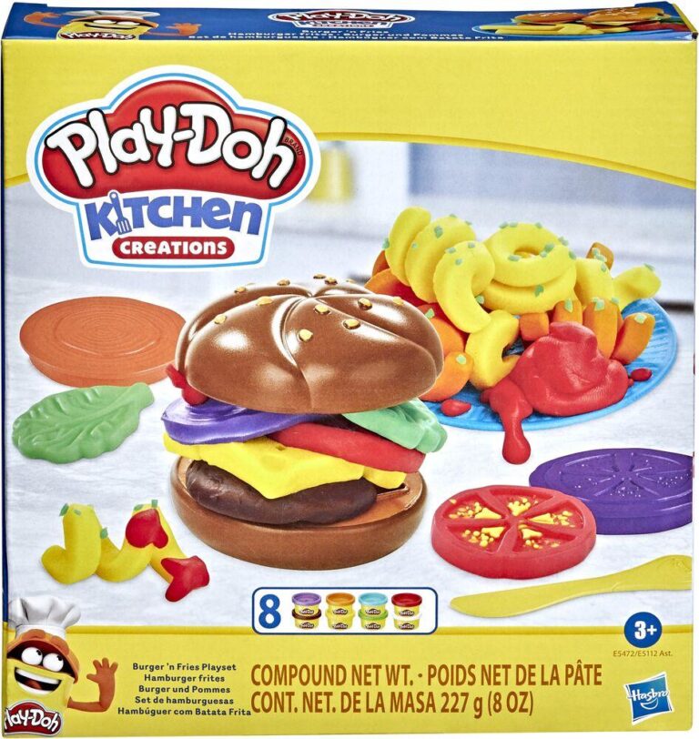 Play-Doh Kitchen Creations, coffret hamburgers et frites