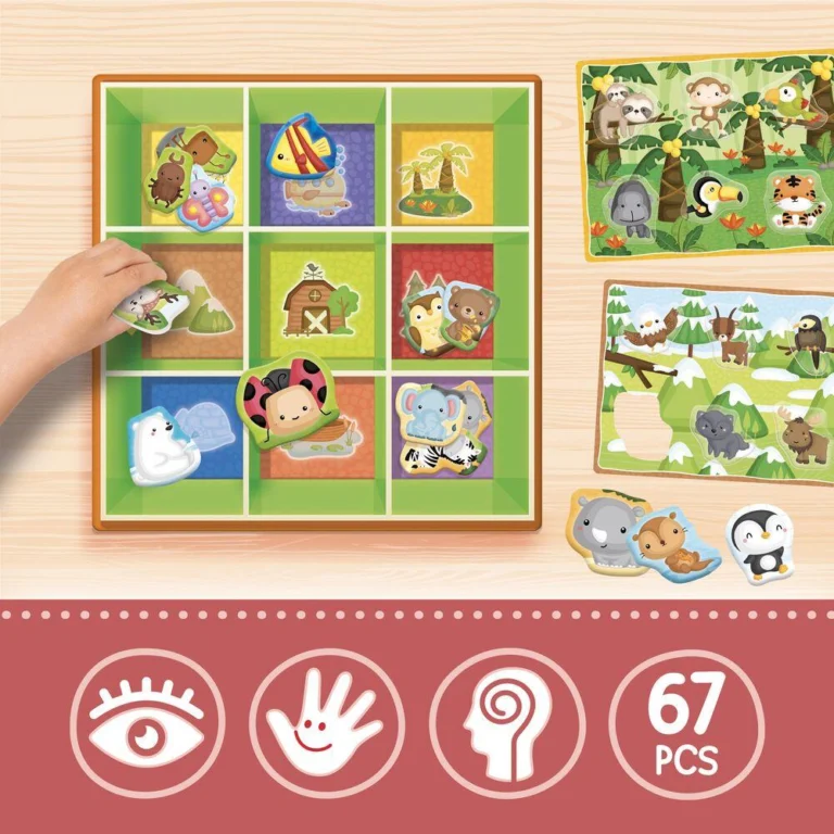 Boîte de tri des animaux Montessori Baby Lisciani