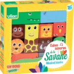 Onze cubes sonores de la savane Vilac