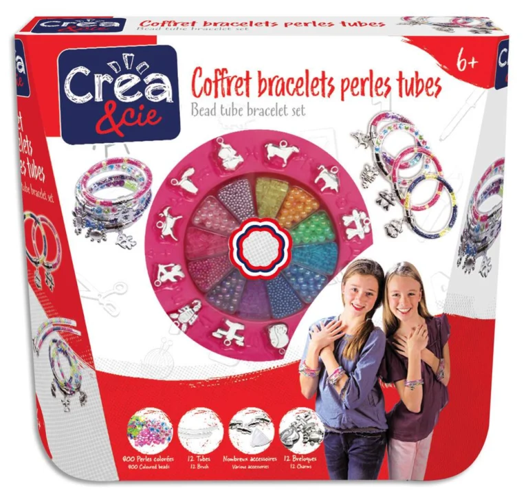 Coffret bracelets tubes Créa & Cie