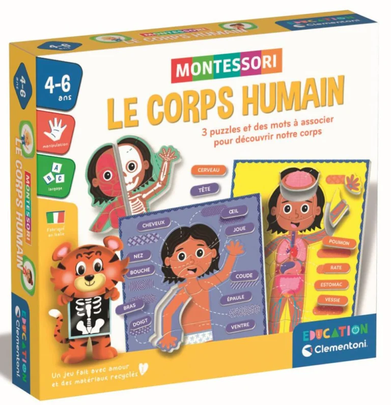 Jeu du corps humain Clementoni Montessori