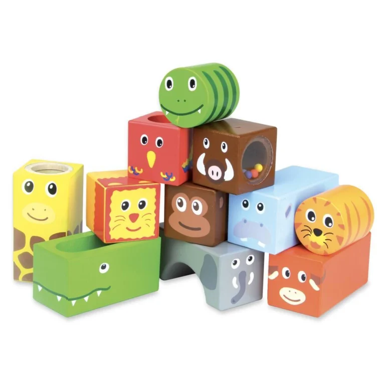 Onze cubes sonores de la savane Vilac