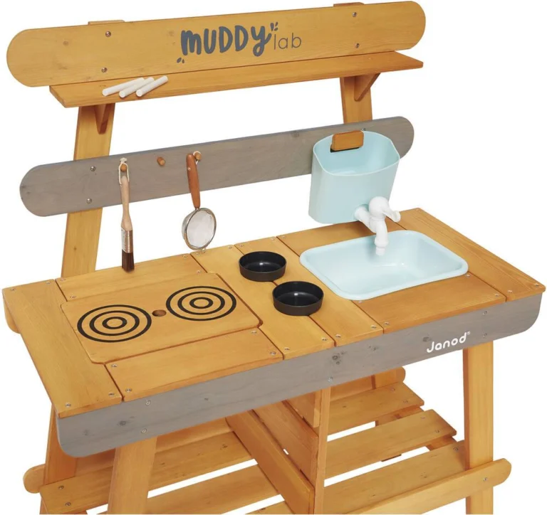 Muddy Lab, cuisine d’extĂ©rieur en bois Janod