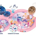 Tapis d&rsquo;eau XXL Ludi, décor sirène, 94 x 63 cm