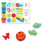 Pâte à modeler Djeco, 4 pots et 21 outils