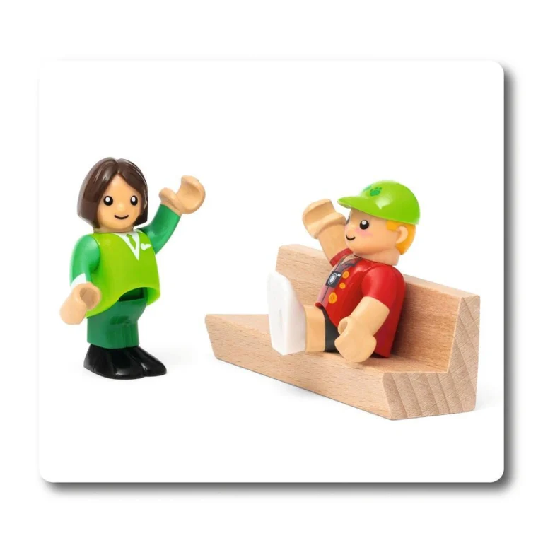 Circuit de train en bois BRIO Voyageur