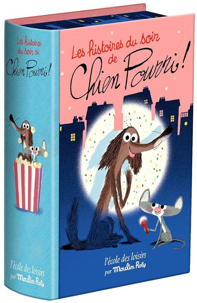 Coffret livre et lampe à histoires Chien Pourri