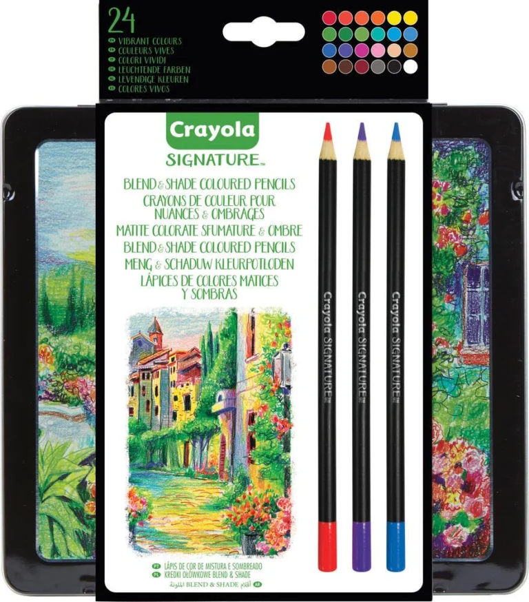 24 crayons de couleur Signature Crayola