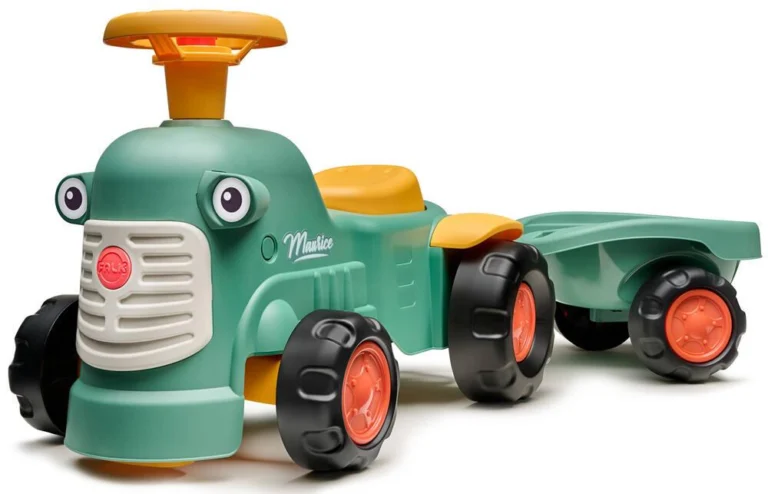 Porteur tracteur Maurice Cap avec remorque, fabriqué en France