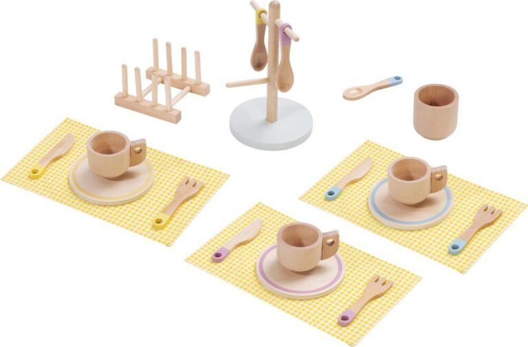 Set de vaisselle en bois L&rsquo;Atelier du Bois