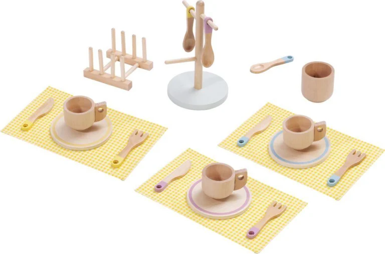 Set de vaisselle en bois L&rsquo;Atelier du Bois