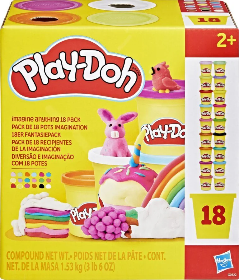 Play-Doh pack de 18 pots Imagination