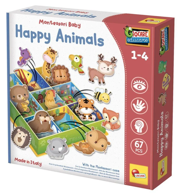 Boîte de tri des animaux Montessori Baby Lisciani
