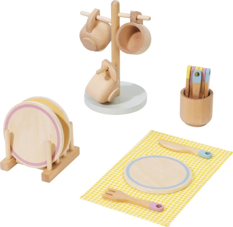 Set de vaisselle en bois L’Atelier du Bois