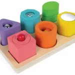 Puzzle 6 cubes sensoriels Janod, bois certifié FSC
