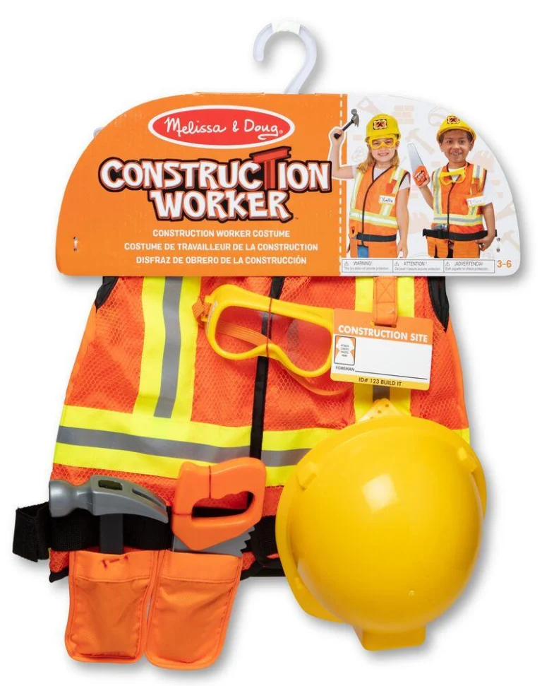 DĂ©guisement d’agent de chantier Melissa & Doug, 8 accessoires