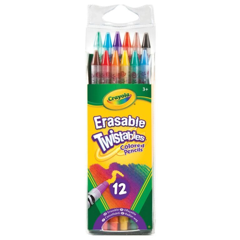 12 crayons Twistables gommables Crayola