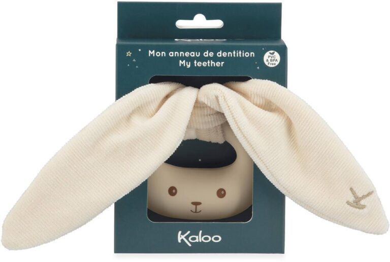 Anneau de Dentition Lapin Silicone Crème Kaloo