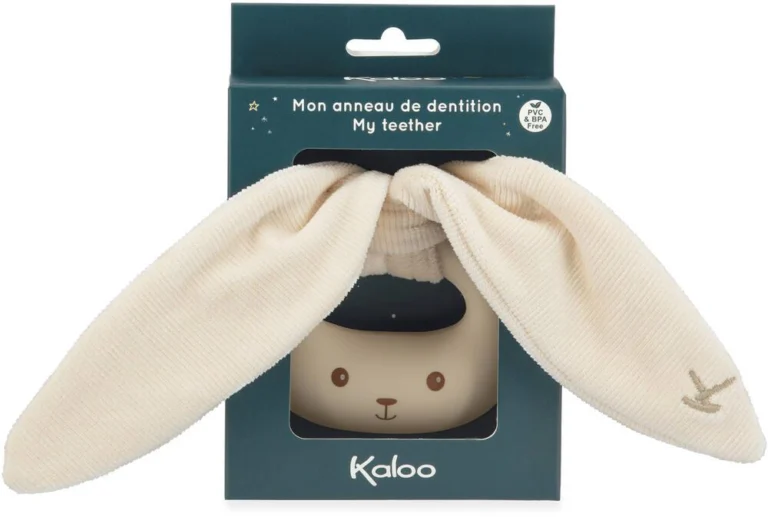 Anneau de Dentition Lapin Silicone Crème Kaloo