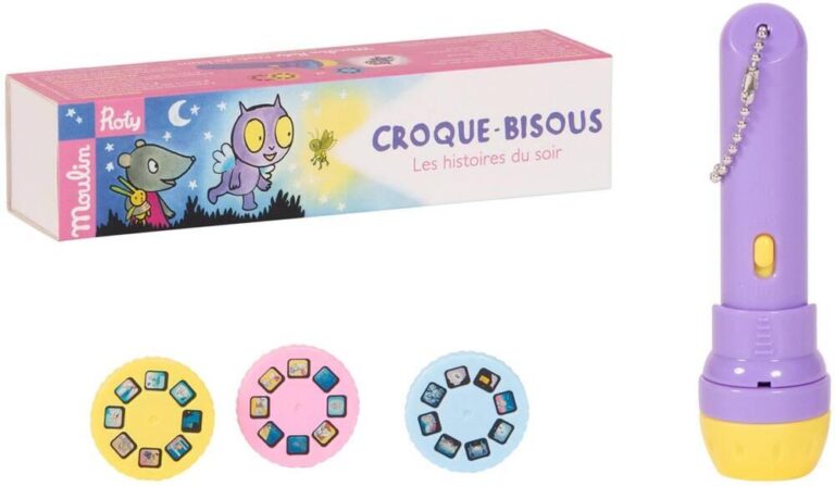 Projecteur d&rsquo;histoires Croque-Bisous, l&rsquo;école des loisirs