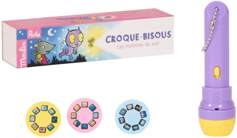 Projecteur d&rsquo;histoires Croque-Bisous, l&rsquo;école des loisirs