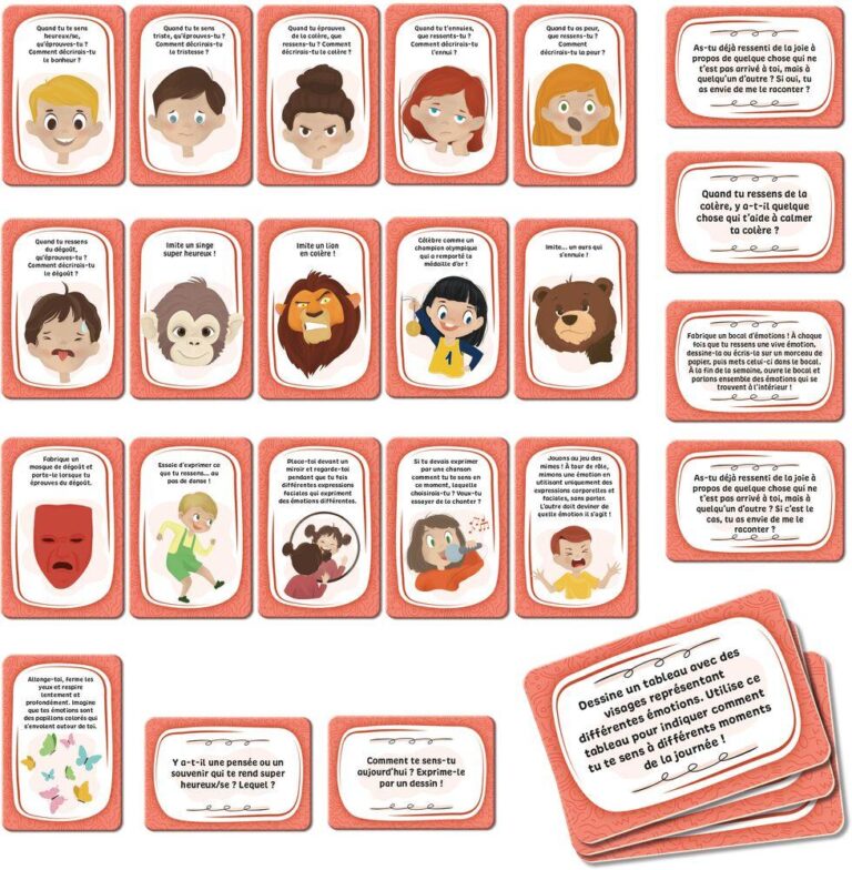 Jeu de cartes des émotions Life Skills