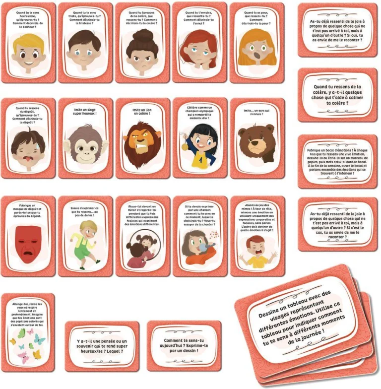 Jeu de cartes des émotions Life Skills