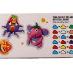 4 pots de pâte à modeler couleurs vives Créa & Cie