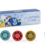 Lampe torche à histoires Moulin Roty Puce & Pilou
