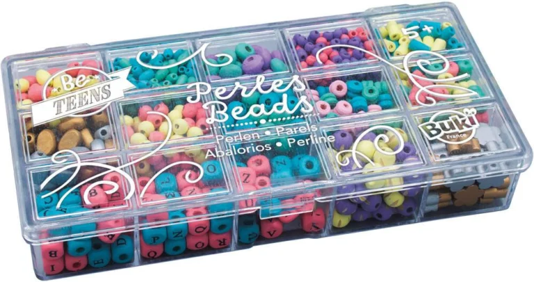 Boîte de perles en bois 13 styles Buki