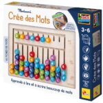 Montessori Compose-mots Lisciani, tableau de lettres à glisser