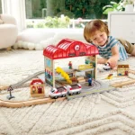 Coffret circuit de train portable Hape