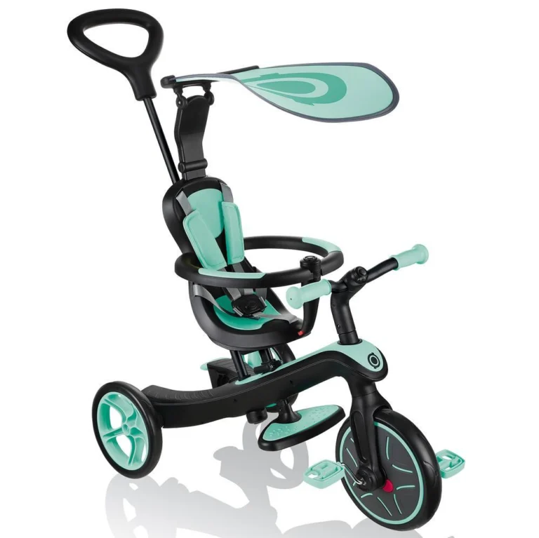 Tricycle évolutif Globber Explorer 4 en 1, vert menthe