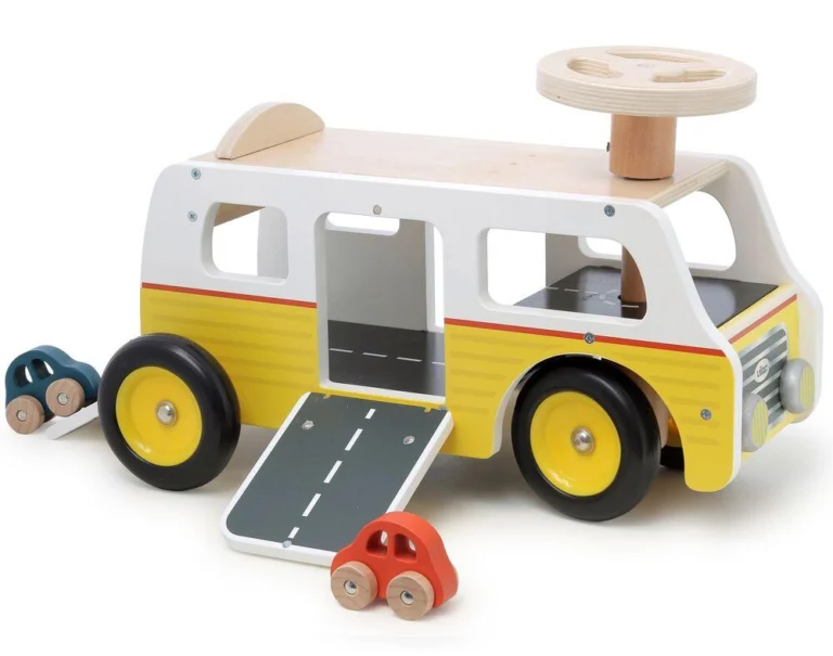 Porteur van-garage en bois Vilac