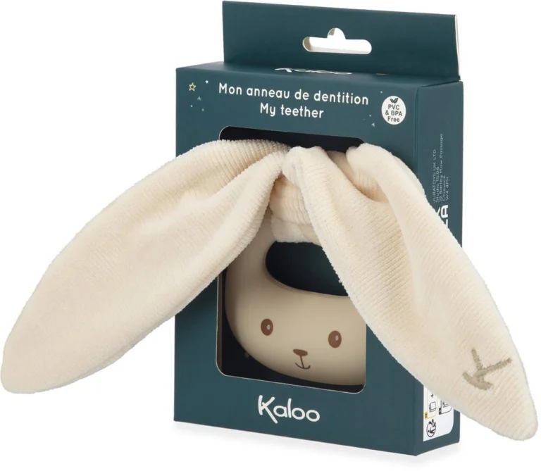 Anneau de Dentition Lapin Silicone Crème Kaloo