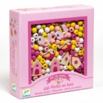 Coffret 450 perles en bois Oiseaux Djeco