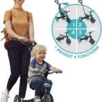 Tricycle évolutif Globber Explorer 4 en 1, vert menthe