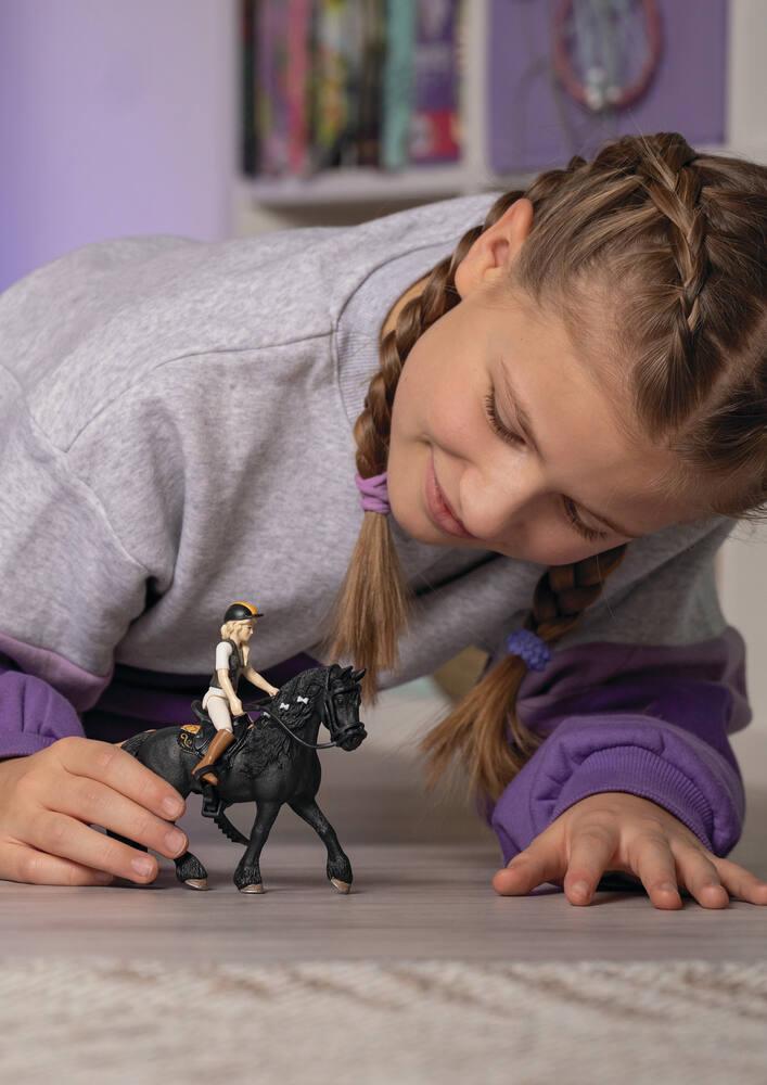 Figurine Schleich cavalière Tori et sa jument Princess